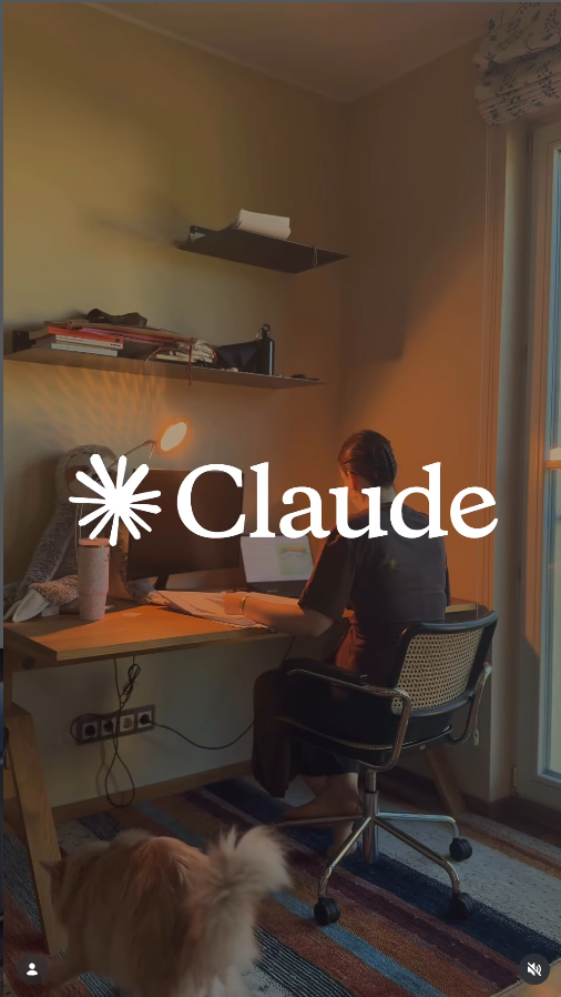 Keep Thinking — a Claude campaign with creator Maria